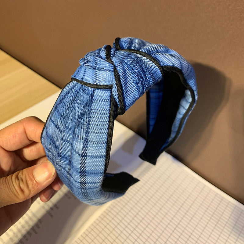 Wholesale Knotted Hairband Hair Bundle Sweet Face Bow Headband